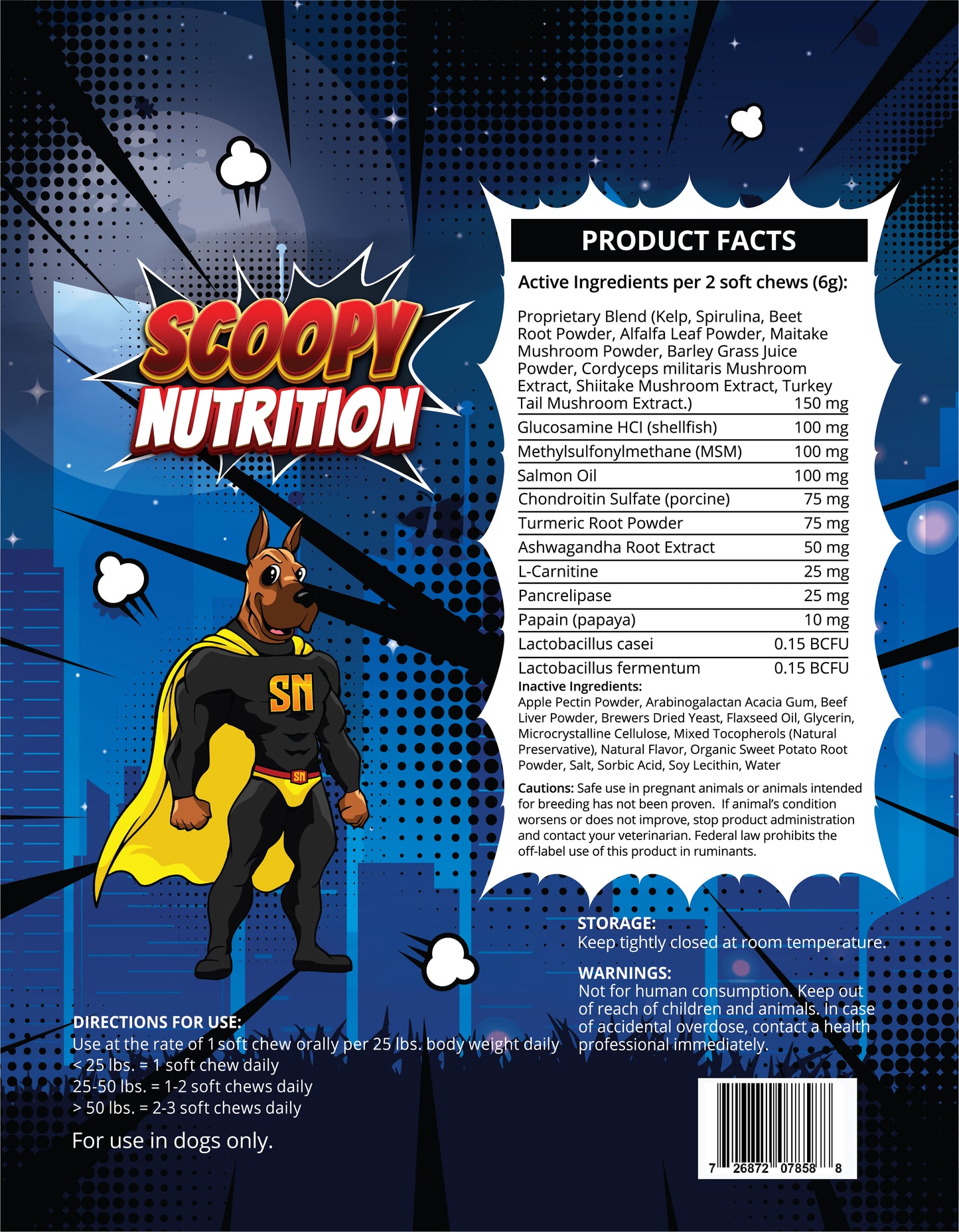 Super Health - Soft Chews with Mushrooms and Super Herbs